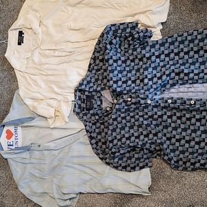 3 Nat Nast silk shirt bundle